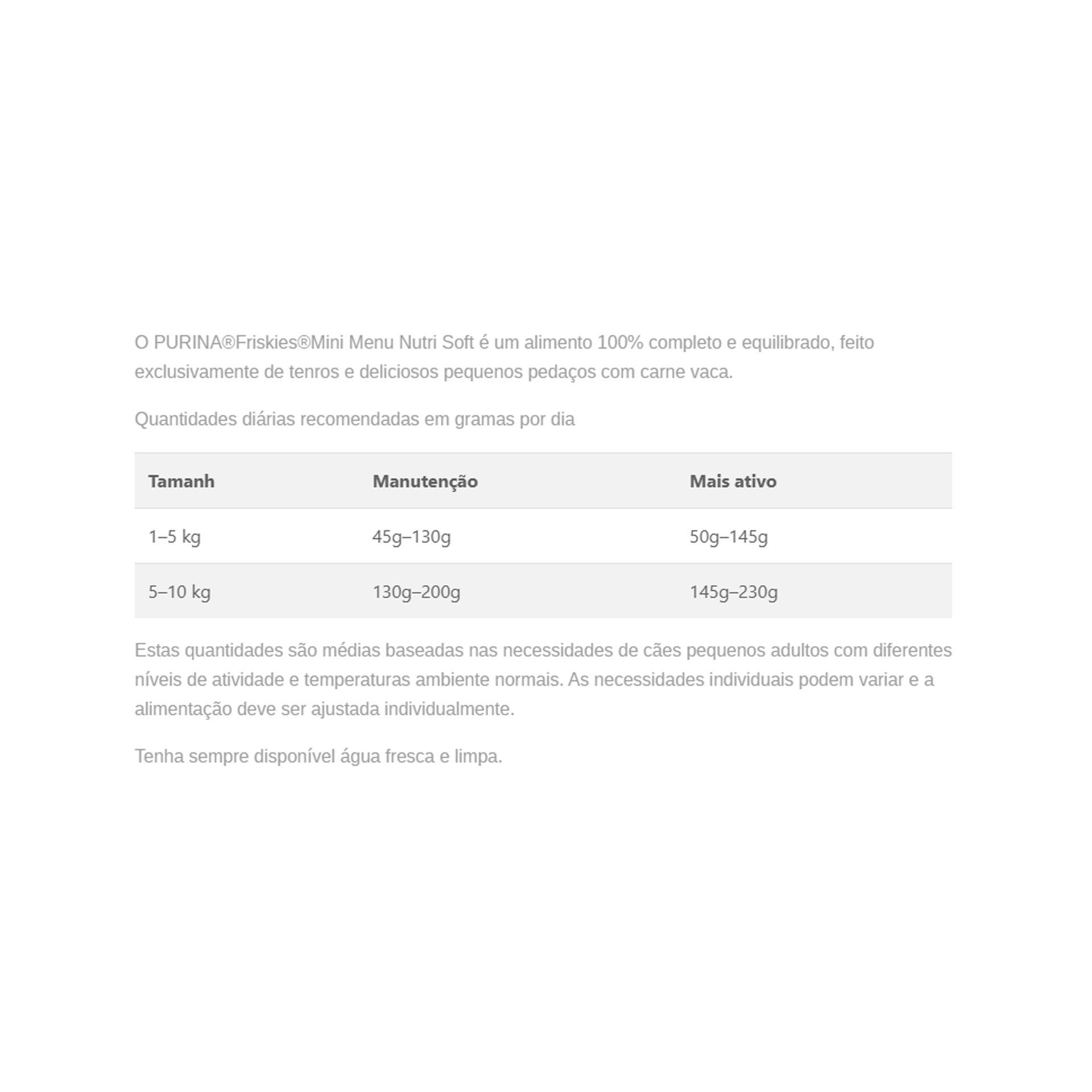 Purina Friskies Mini Menu Nutrisoft Ração para Cão Adulto Pequeno Vaca 1,4 kg - Image 4